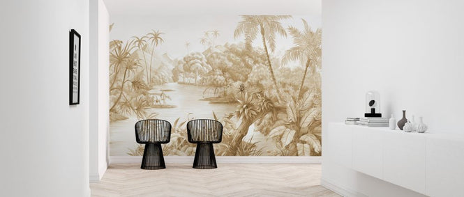 PHOTOWALL / Tangled Jungle II - Caramel (e328536)