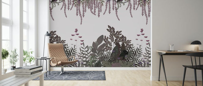 PHOTOWALL / Tropical Fauna - Violet (e328286)