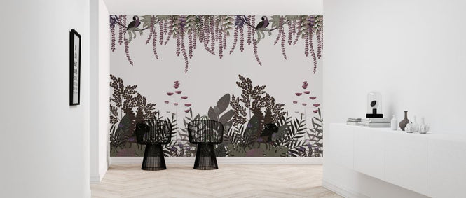 PHOTOWALL / Tropical Fauna - Violet (e328286)