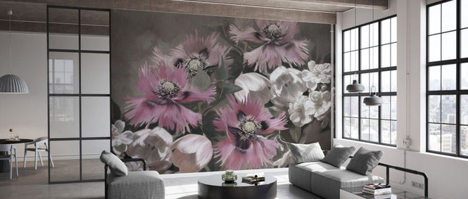 PHOTOWALL / Poppies and Tulips (e328442)