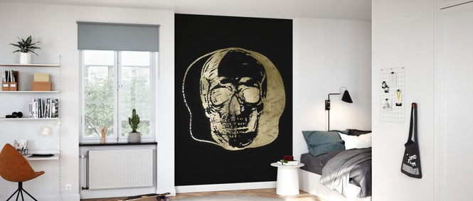 PHOTOWALL / Gold Foil Capitulum II on Black (e327152)