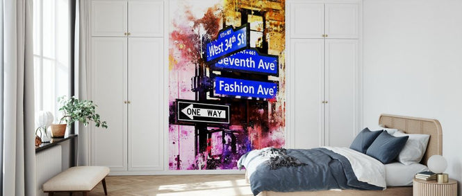 PHOTOWALL / Nyc Watercolor - Directions (e328572)