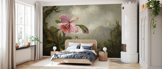 PHOTOWALL / Orchid and Hummingbird (e328319)