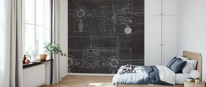 PHOTOWALL / Plane Blueprint II (e327916)