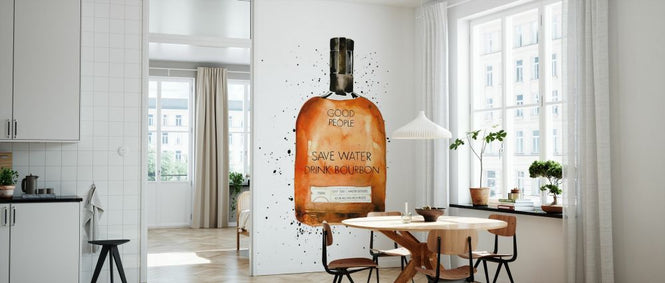 PHOTOWALL / Save Water Drink Bourbon (e328236)