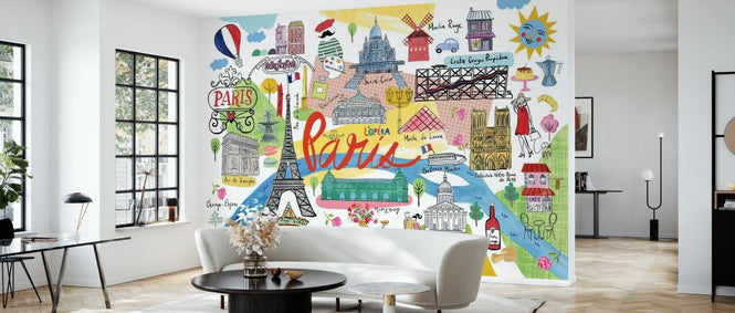 PHOTOWALL / Paris Map (e328250)