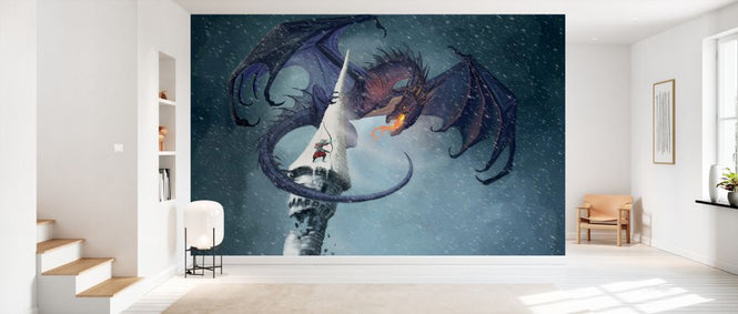 PHOTOWALL / Dragon and Elf Fighting (e330146)
