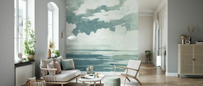 PHOTOWALL / Textured Blue Seascape (e327495)