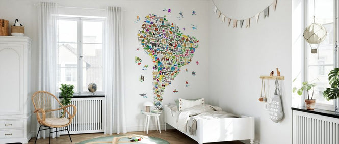 PHOTOWALL / Animal Map - South America (e330432)