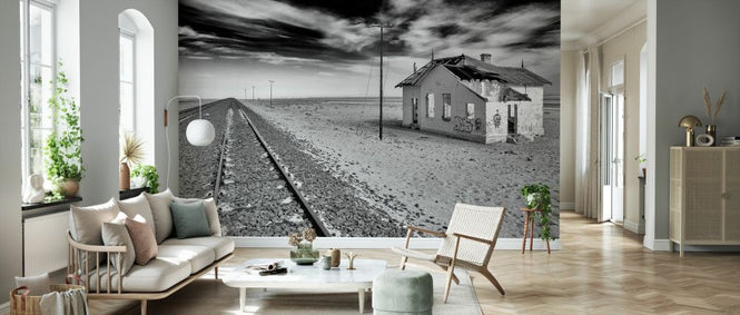 PHOTOWALL / Abandoned Railway House - BW (e331506)