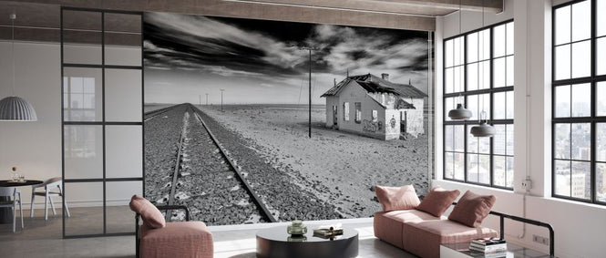 PHOTOWALL / Abandoned Railway House - BW (e331506)