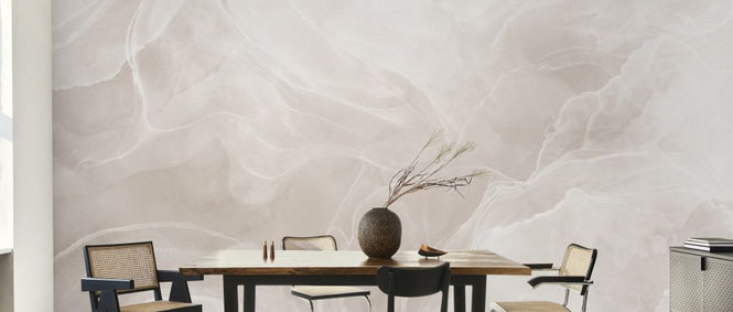 PHOTOWALL / Marble Breeze - Blush (e332397)