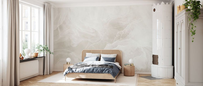 PHOTOWALL / Marble Breeze - Ivory (e332398)