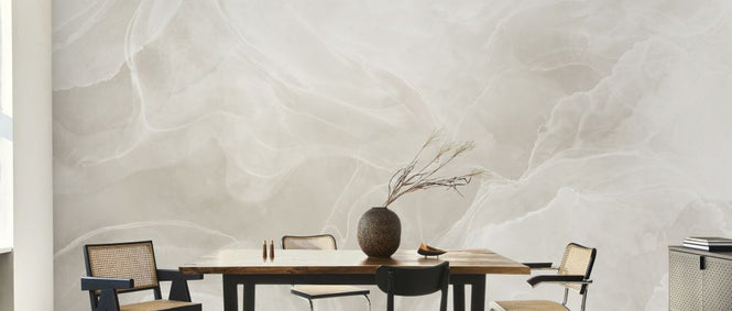 PHOTOWALL / Marble Breeze - Ivory (e332398)