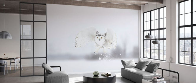 PHOTOWALL / Snowy Owl Taking Flight (e331966)