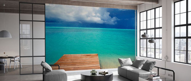 PHOTOWALL / Storm Approaching Jetty (e332129)