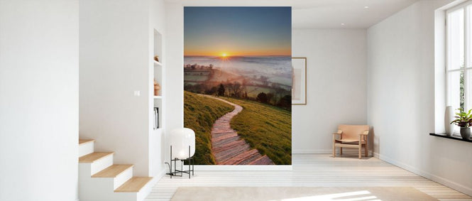 PHOTOWALL / Glastonbury Tor Steps (e331935)