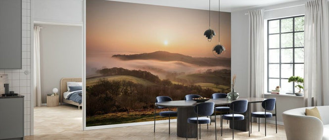 PHOTOWALL / Sunrise Over Lewesdon Hill (e331938)