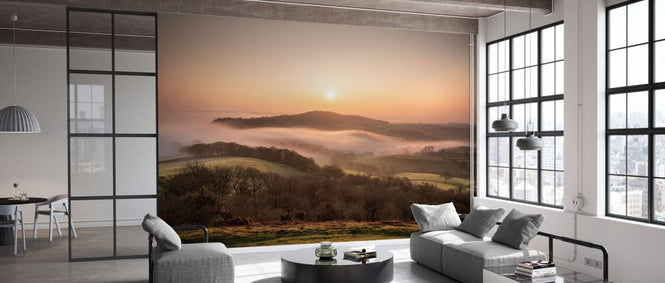 PHOTOWALL / Sunrise Over Lewesdon Hill (e331938)