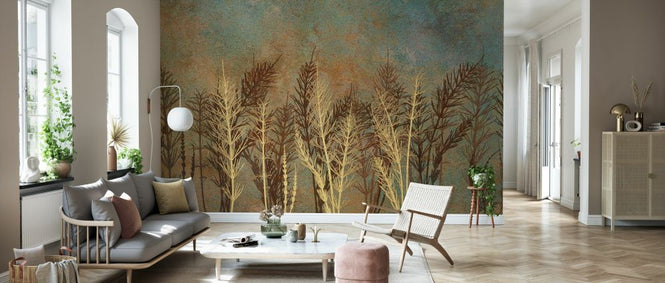 PHOTOWALL / Golden and Rusty Horsetails (e333201)