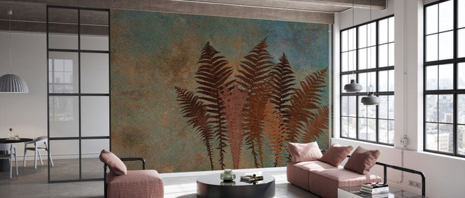 PHOTOWALL / Rusty Fern Leaves (e333215)
