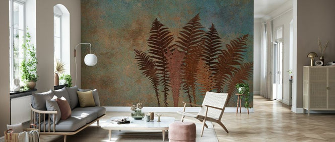 PHOTOWALL / Rusty Fern Leaves (e333215)