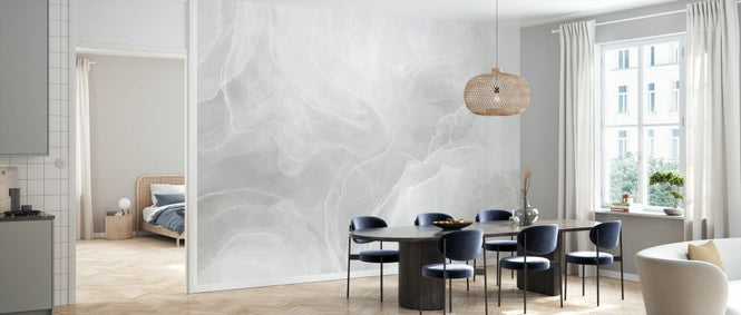 PHOTOWALL / Marble Breeze - Grey (e334111)