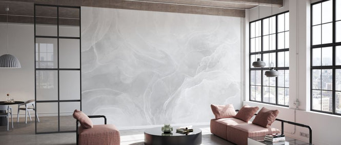 PHOTOWALL / Marble Breeze - Grey (e334111)