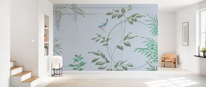 PHOTOWALL / Deco Leaves - Pond (e333857)