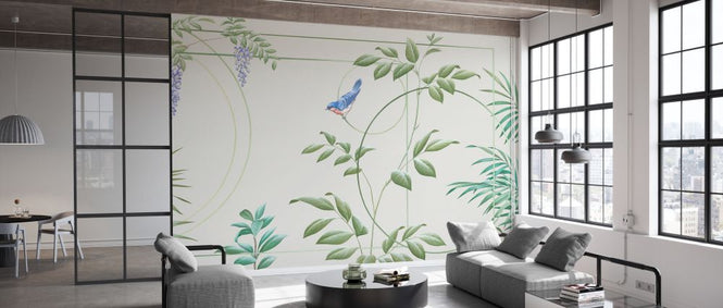 PHOTOWALL / Deco Leaves - Soft (e333860)