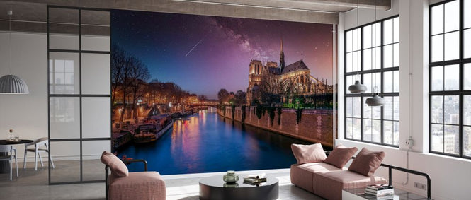 PHOTOWALL / Notre-Dame de Paris at Night France (e334024)