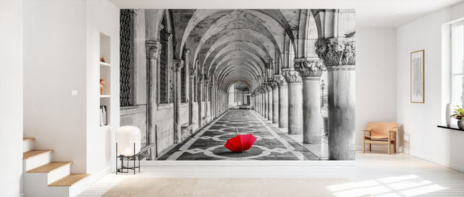 PHOTOWALL / Umbrella in Doge's Palace Archway Venice Italy (e334031)