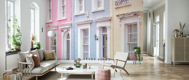 PHOTOWALL / Multicoloured Houses Portobello London (e334055)