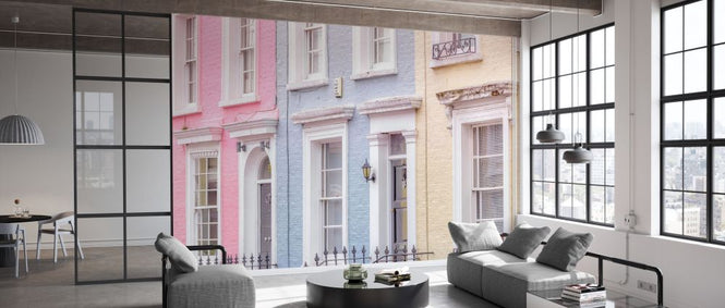 PHOTOWALL / Multicoloured Houses Portobello London (e334055)