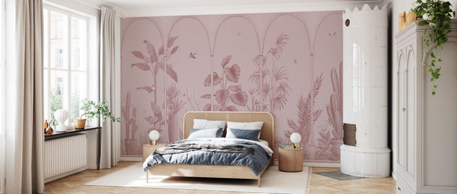 PHOTOWALL / Fairytale Terrace - Pink (e334419)