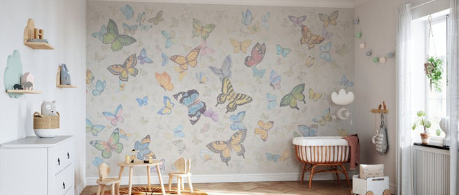 PHOTOWALL / Butterfly Wings - Light (e335216)