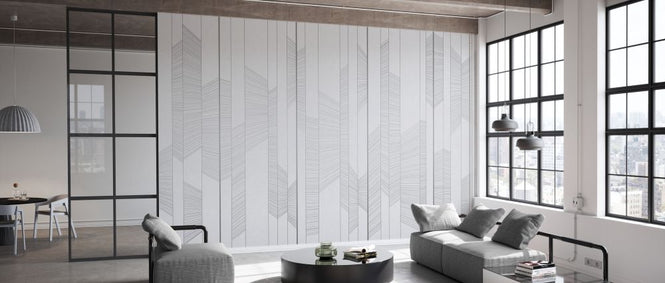 PHOTOWALL / Illuminated Lines - Carbon Paper (e335224)