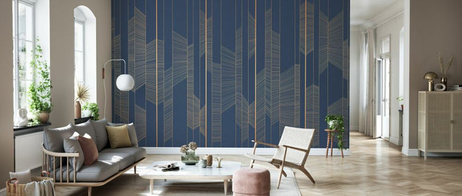 PHOTOWALL / Illuminated Lines - In the Navy (e335228)