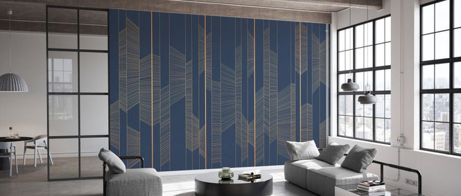 PHOTOWALL / Illuminated Lines - In the Navy (e335228)
