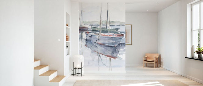 PHOTOWALL / Watercolor Harbor Study (e334899)