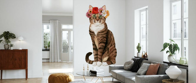 PHOTOWALL / Flower Crown Cats (e334962)