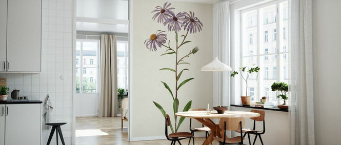 PHOTOWALL / Mauve Garden Flowers III (e334973)