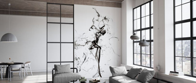 PHOTOWALL / Abstract Black Smoke - The Dancer (e335706)