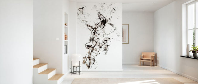 PHOTOWALL / Abstract Black Smoke - Horse Fever (e335708)