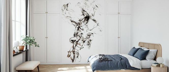 PHOTOWALL / Abstract Black Smoke - Horse Fever (e335708)