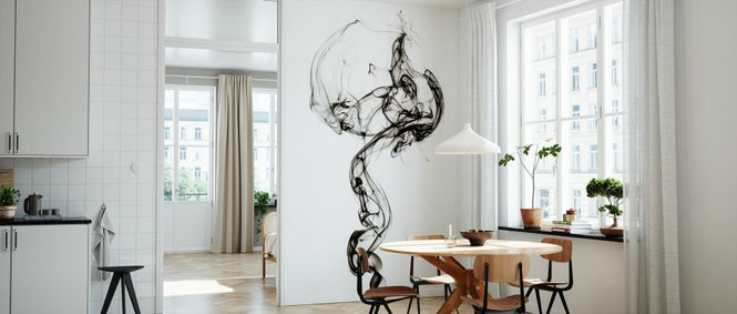 PHOTOWALL / Abstract Black Smoke - Medusa (e335716)