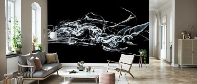 PHOTOWALL / Abstract White Smoke - Shark (e335723)