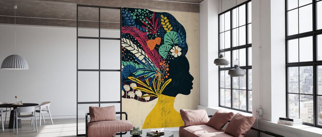PHOTOWALL / Woman Flowers (e335933)