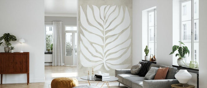 PHOTOWALL / Palm Fossil Silhouette (e336480)