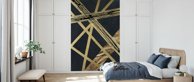PHOTOWALL / Scaffolds in Gold (e336530)